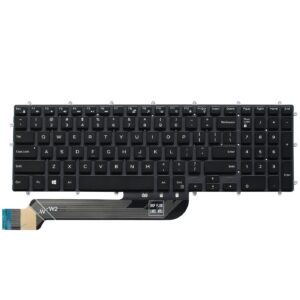 autens replacement us keyboard for dell inspiron 3579 3583 3779 5565 5567 5570 5575 5587 7566 7567 7577 7588 5765 5767 5770 5775 7773 7778 7779 laptop no frame (white backlight)