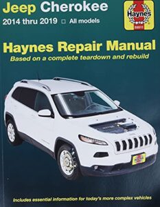 haynes 50011 repair manual compatible with jeep cherokee (2014-2019)