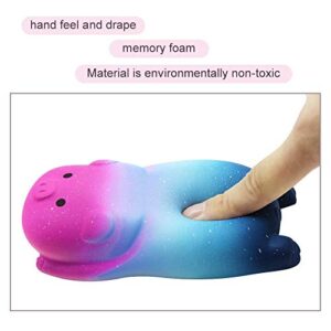 Small Wrist Rest Mouse Pad, Mini Cute Ergonomic Mousepad Memory Foam Design Pig Shape Wrist Support Pillow Rest Cushion Mat for Office Computer Laptop,Comfortable and Pain Relief(Starry Sky)