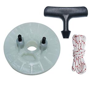 AUMEL Recoil Starter Pulley Kit for Husqvarna 550XP 545 555 560XP Saw Replace 505158101.