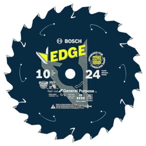 bosch cbcl1024t 10 in. 24 tooth edge cordless circular saw blade for general purpose