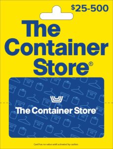 the container store gift card