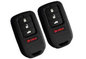 smart key fob cover remote case keyless protector jacket for honda accord cr-v hr-v cr-z 4 buttons