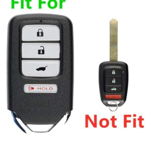 Smart Key Fob Cover Remote Case Keyless Protector Jacket for Honda Accord CR-V HR-V CR-Z 4 Buttons