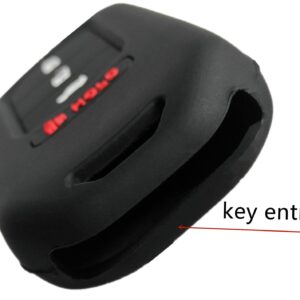 Smart Key Fob Cover Remote Case Keyless Protector Jacket for Honda Accord CR-V HR-V CR-Z 4 Buttons