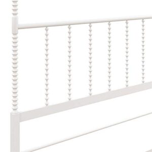 DHP Emerson Metal Canopy Bed in Queen Size Frame in White