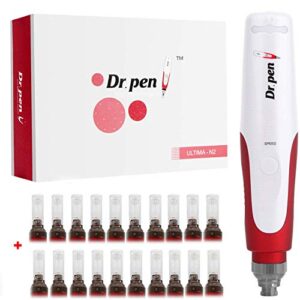 professional electric derma auto pen dr.pen ultima n2 microneedling pen with 22pcs 12pin/36pin cartridges 0.25mm