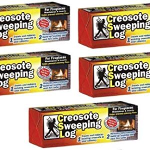 CSL Creosote Sweeping Log Chimney Cleaner - Quantity 5