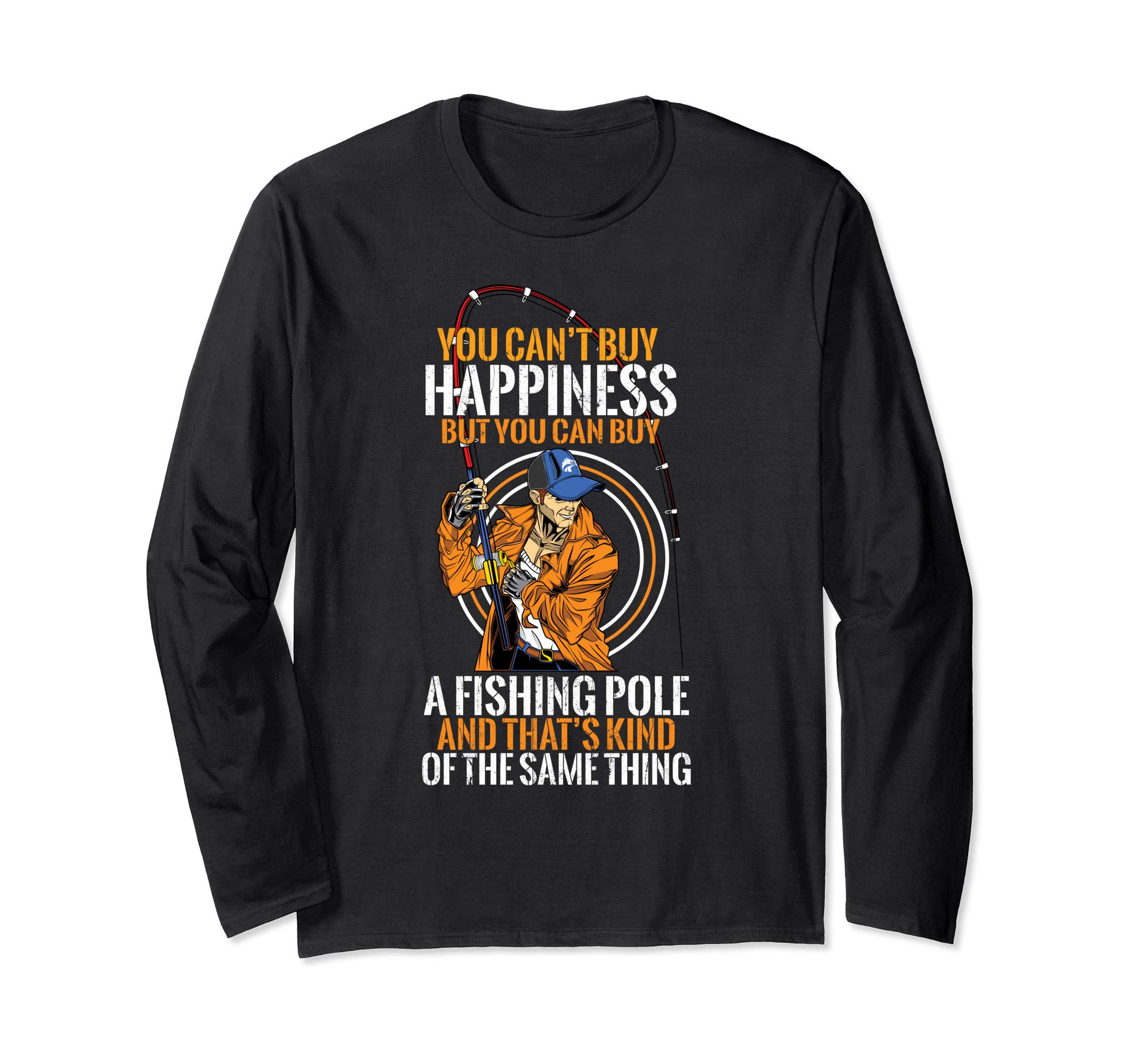 Funny Bass Fisherman Fishing for bass Bass Whisperer gift Long Sleeve T-Shirt