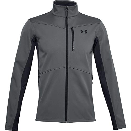 Under Armour Men's ColdGear Infrared Shield Jacket , Pitch Gray (012)/Black , Medium