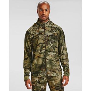 under armour backwoods hybrid jacket, ua forest 2.0 camo (988)/black, small