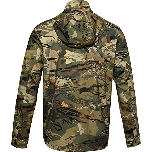 Under Armour Backwoods Hybrid Jacket, Ua Forest 2.0 Camo (988)/Black, Small