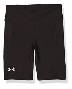 under armour softball slider 20, black (001)/silver, youth x-large