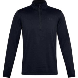 Under Armour mens Armour Fleece 1/2 Zip T-Shirt , Black (001)/Black , Small