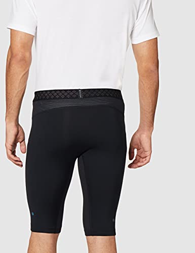 Under Armour Men's HeatGear RUSH 2.0 Long Shorts , Black (001)/Reflective , Small