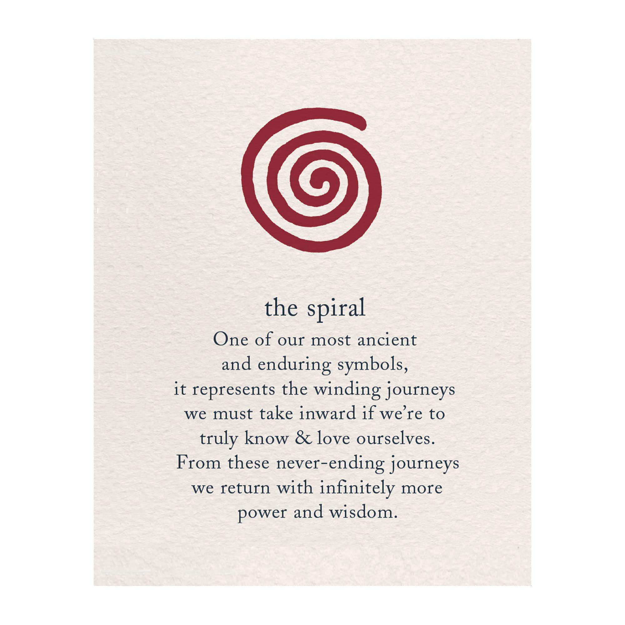 "The Spiral" Inspirational Wall Art Print -8 x 10 Print Wall Art Ready to Frame. Home-Office-Studio-School Décor. This Spiritual Wall Print Represents Learning True Self To Maximize Your Full Power!