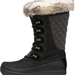 Helly-Hansen Womens Garibaldi VL Waterproof Winter Boot, 991 Jet Black/Jet Black/Charcoal, 7