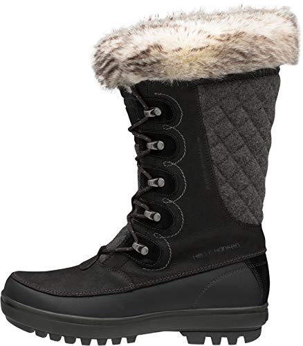 Helly-Hansen Womens Garibaldi VL Waterproof Winter Boot, 991 Jet Black/Jet Black/Charcoal, 7