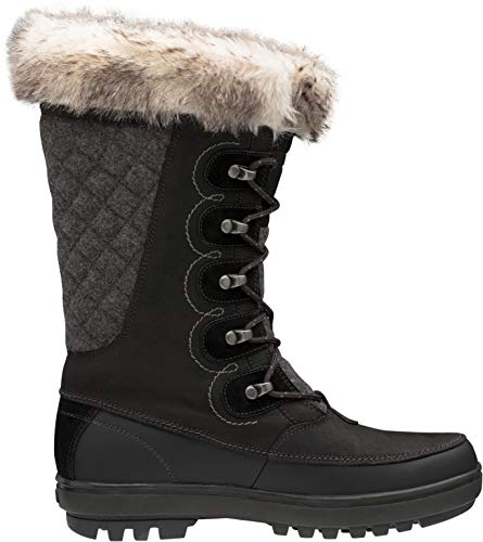 Helly-Hansen Womens Garibaldi VL Waterproof Winter Boot, 991 Jet Black/Jet Black/Charcoal, 7