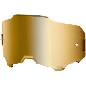 100% armega replacement goggle lens-true gold