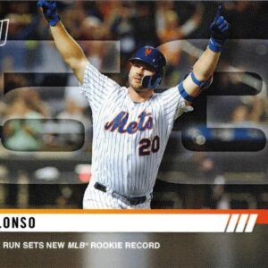 2019 Topps Now Baseball #913 Pete Alonso Rookie Card - 53rd Home Run Sets New MLB Rookie Record