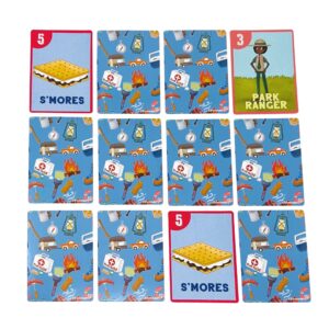 Upbounders by Little Likes Kids - Camping Outdoors Go Fish! Card Game - Classic Family Game for Kids Toddlers Preschool - Diverse, Multicultural Matching Pairs Game