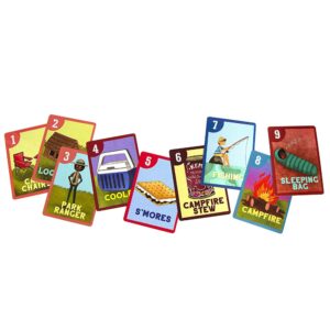 Upbounders by Little Likes Kids - Camping Outdoors Go Fish! Card Game - Classic Family Game for Kids Toddlers Preschool - Diverse, Multicultural Matching Pairs Game