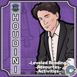 bio sphere - harry houdini - differentiated reading, slides & activities