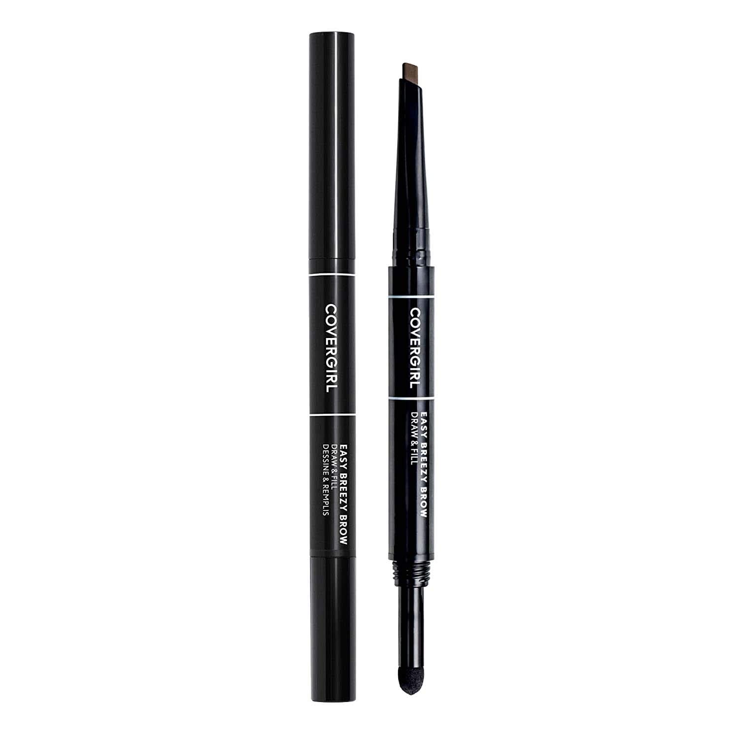 COVERGIRL - Easy Breezy Brow Draw & Fill, easy shaping & defining your brows, retractable pencil, sets in place, 100% Cruelty-Free