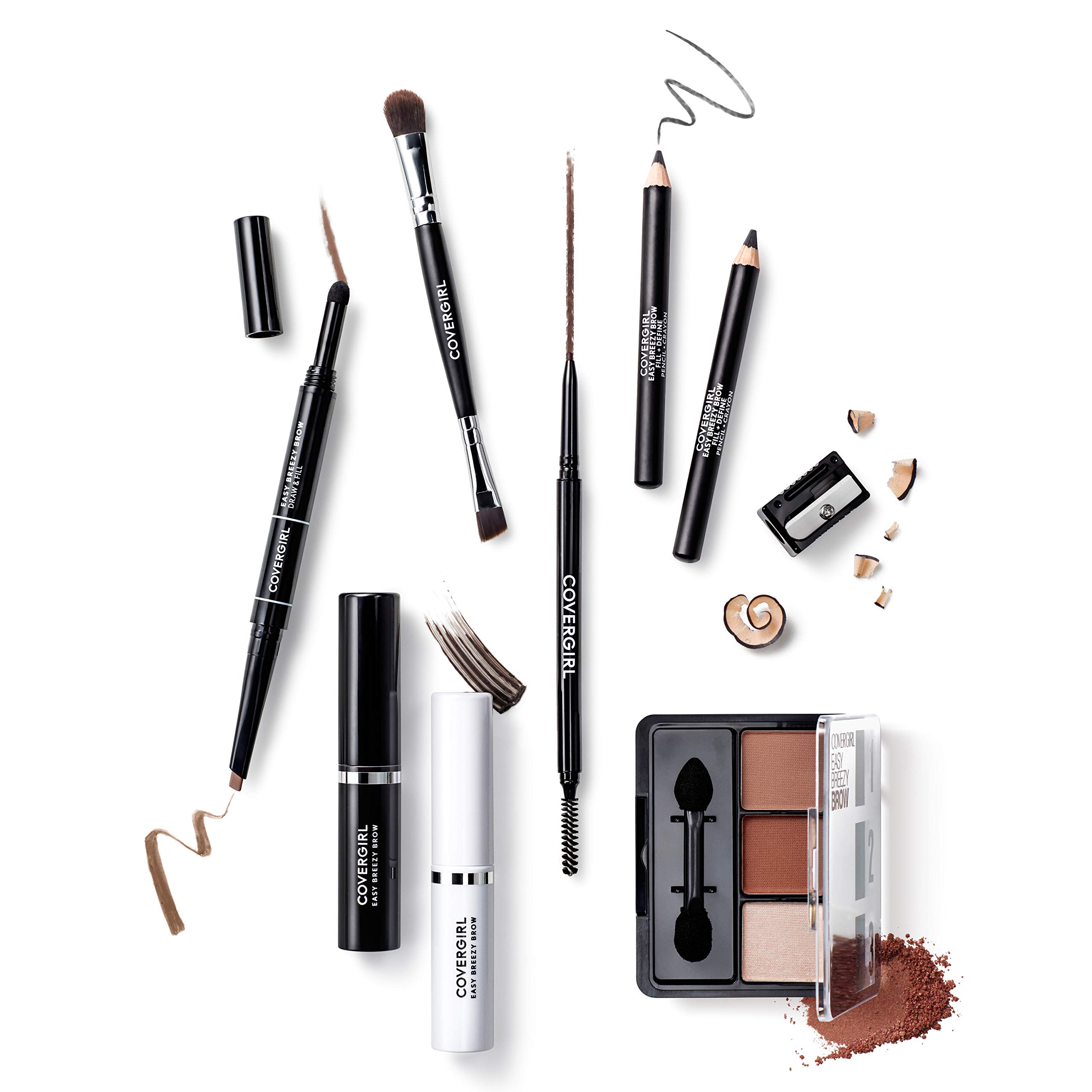 COVERGIRL - Easy Breezy Brow Draw & Fill, easy shaping & defining your brows, retractable pencil, sets in place, 100% Cruelty-Free