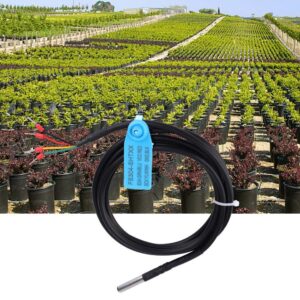 Yanmis Sensor Probe, I2C Interface Soil Temperature & Humidity Sensor Probe Soil Tester Digital Waterproof Sensor Monitoring Meter(SHT31)