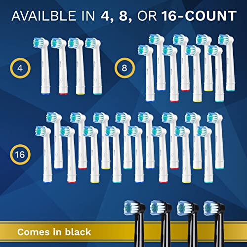 Aster Replacement Toothbrush Heads - 16 Pack, Compatible with Oral-B Braun Professional Electric Precision Clean Brush Heads Refill for 7000/Pro 1000/9600/ 5000/3000/8000