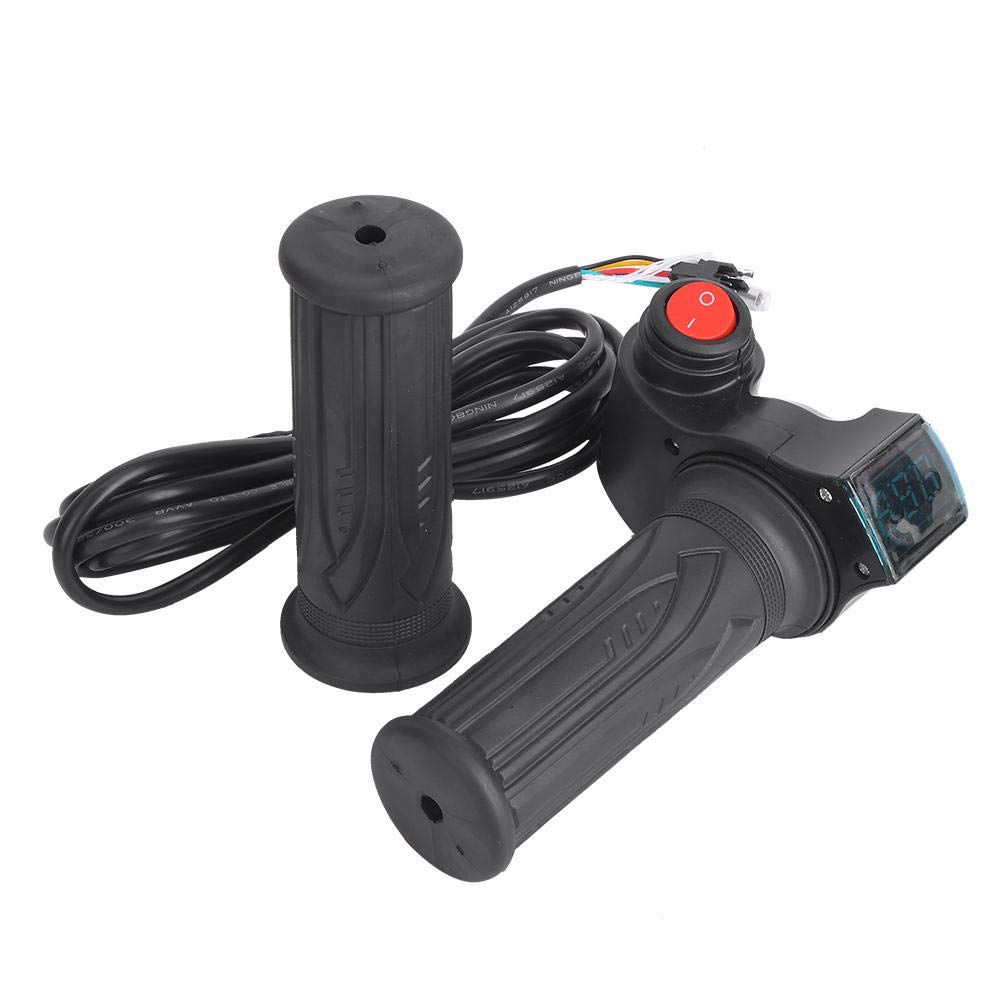 1 Pair Thumb Throttle E-Bike Thumb Throttle Left or Right Hand Control Assembly for Electric Bike Scooter Accelerator