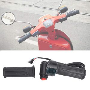 1 Pair Thumb Throttle E-Bike Thumb Throttle Left or Right Hand Control Assembly for Electric Bike Scooter Accelerator