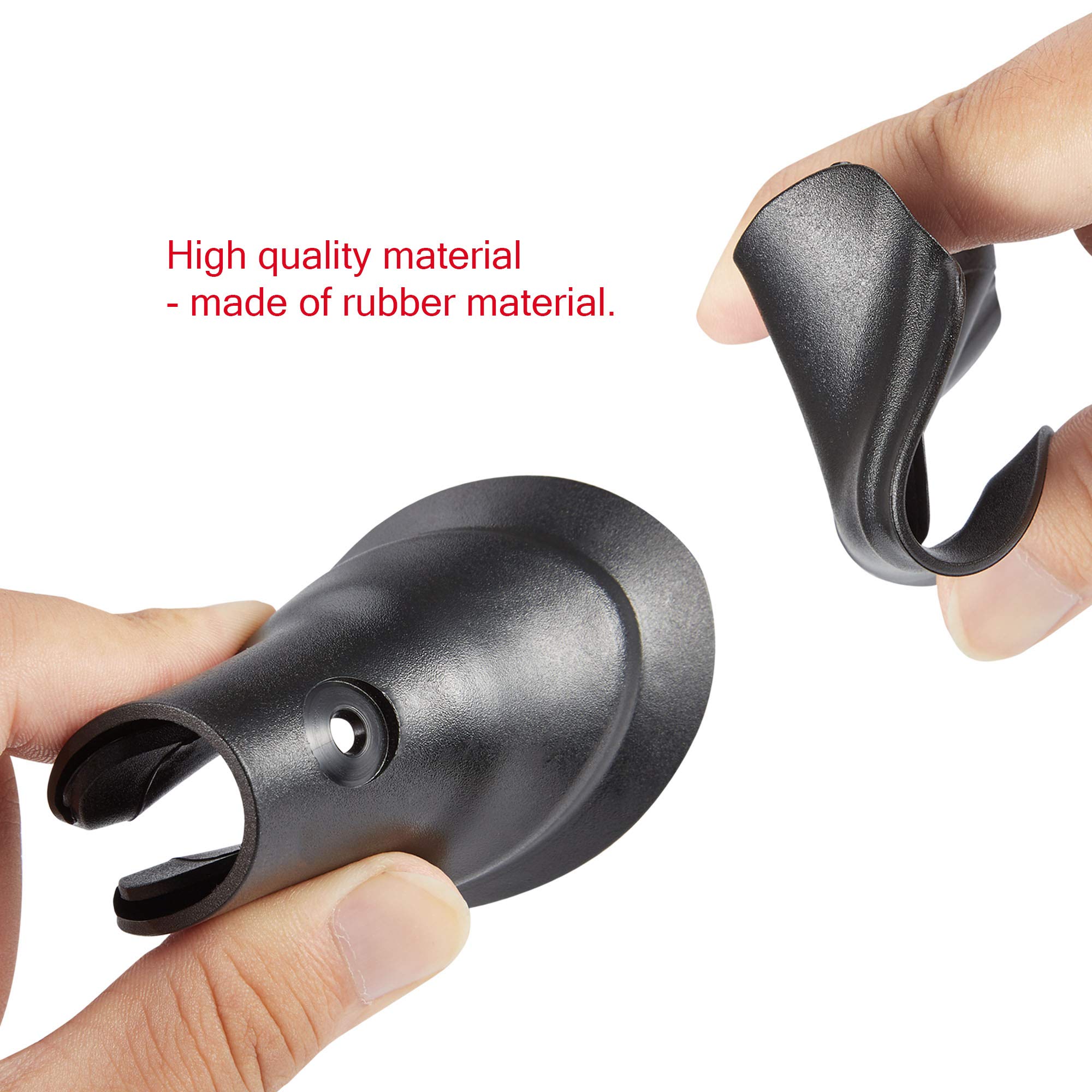 TOMALL Scooter Fender Brake Fender Fishtail Front Rear Splash-Proof Rubber Mudguard Bracket Accessories Compatible for Xiaomi Mijia M365/M365 Pro Electric Scooter