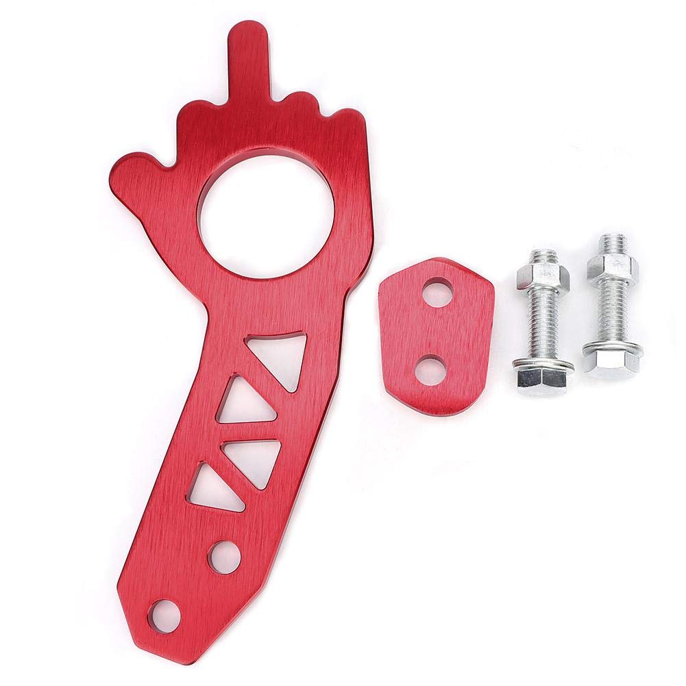 Tow Hook Ring,Universal Red Aluminium Alloy Car Truck Front Rear Tow Hook Ring Kit