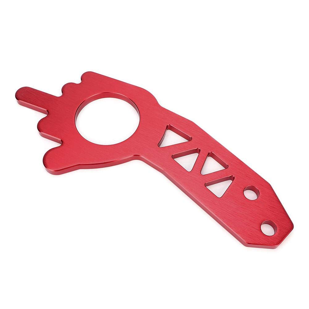 Tow Hook Ring,Universal Red Aluminium Alloy Car Truck Front Rear Tow Hook Ring Kit