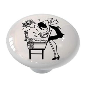 gotham decor vintage washtub laundry room drawer/cabinet knob