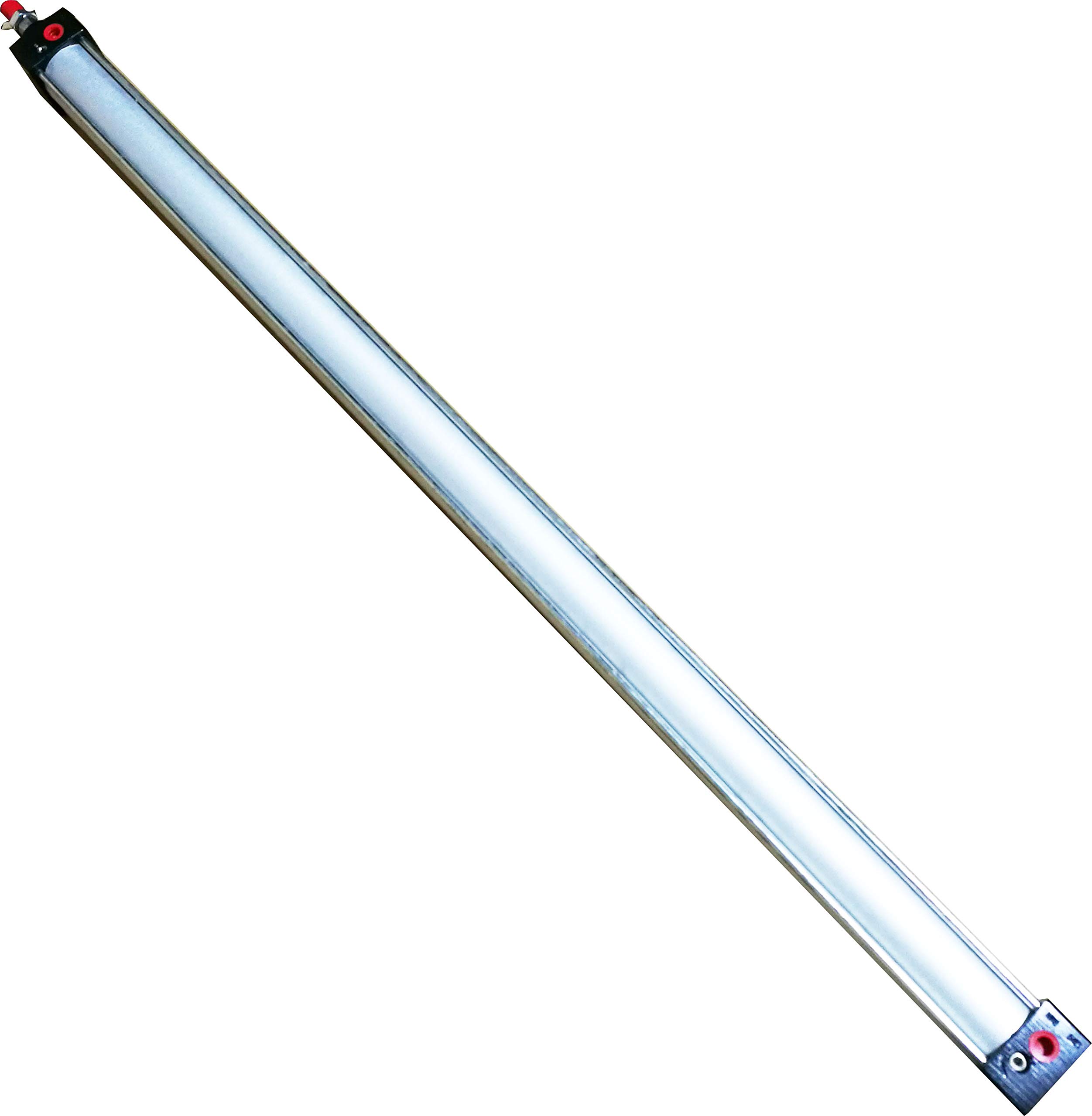 INTBUYING Air Cylinder Pneumatic Buffer Standard Cylinder Aluminum Alloy Magnetic Rod Dual Action Single Rod- SC 80 x 1000 PT Bore:3" Stroke:40"