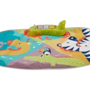 Fisher-Price Baby to Toddler Toy 3-in-1 Sit-to-Stand Activity Center with Playmat plus Music Lights and Spiral Ramp