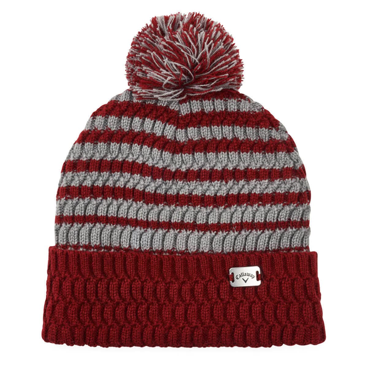 Callaway Golf Knit Pom Beanie Collection (Cardinal)