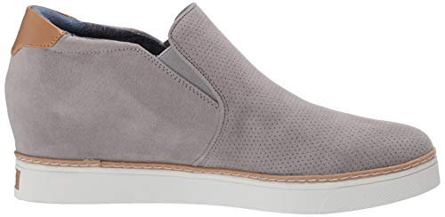 Dr. Scholl's Shoes Womens If Only Slip On Hidden Wedge Platform Sneaker,Soft Grey,9