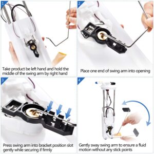 FAERSI Fuel Pump Assembly w/Sensor Replace# E3688M Compatible with 2006 2007 2008 Chevrolet Colorado & 2006-2008 GMC Canyon & 2007 2008 Isuzu i-290 & i-370 2.8L 2.9L 3.5L 3.7L 4-Door/2-Door