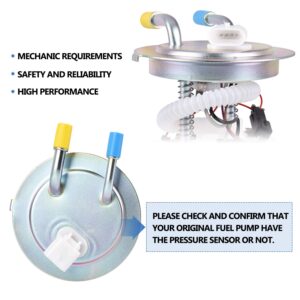 Fuel Pump Assembly w/Sensor Replace# E3549M Compatible with 02-04 Chevy Trailblazer & Trailblazer EXT; 04 Buick Rainier; 02-04 GMC & Oldsmobile Bravada; 03-05 Isuzu Ascender 4.2L I6/5.3L V8/4.3L V6