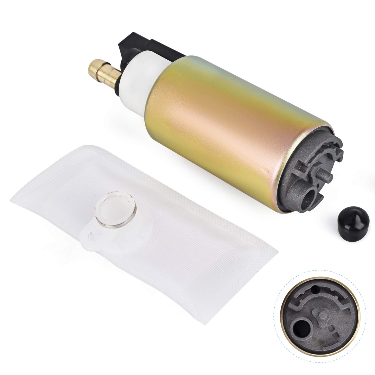 New Electric Intank Fuel Pump Replace# E2157 Compatible with 1990 1991 1992 1993 1994 1995 1996-2004 Ford; 1993-2002 Lincoln & Mazda;1990-2001 Mercury; Mitsubishi, Acura, Jaguar, KIa Fuel Pump