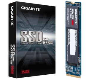 gigabyte nvme 256gb m.2 solid state drive gp-gsm2ne3256gntd