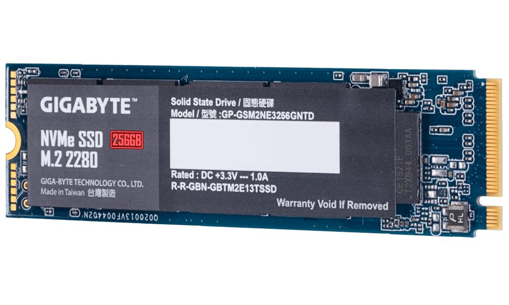 Gigabyte NVMe 256GB M.2 Solid State Drive GP-GSM2NE3256GNTD