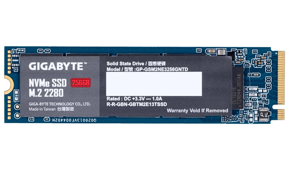 Gigabyte NVMe 256GB M.2 Solid State Drive GP-GSM2NE3256GNTD