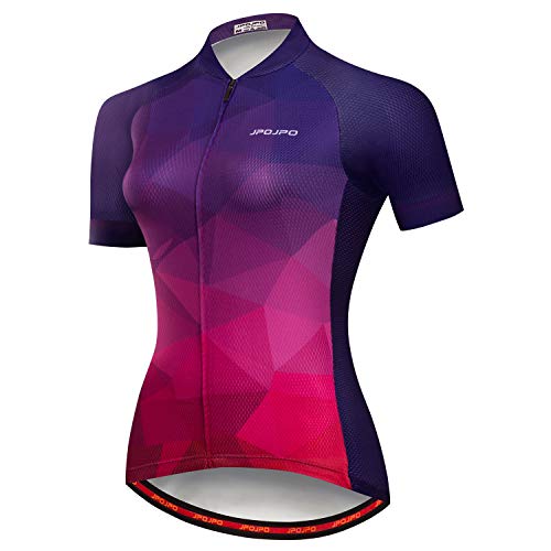 Women's Cycling Jersey Bike Shirt Tops Summer Short Sleeve Breathable MTB Road Ladies Bicycle Clothing Apparel