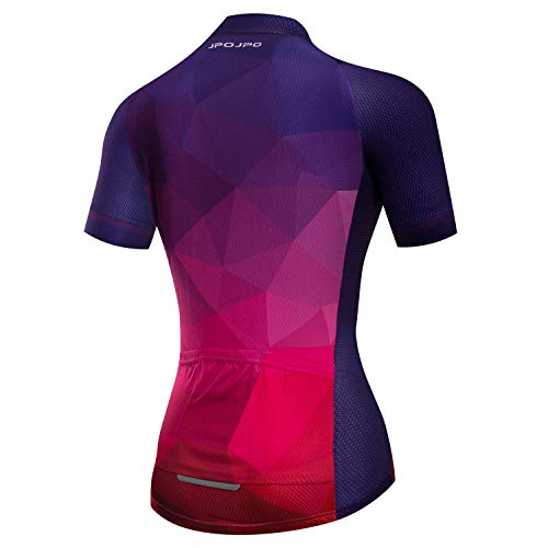 Women's Cycling Jersey Bike Shirt Tops Summer Short Sleeve Breathable MTB Road Ladies Bicycle Clothing Apparel